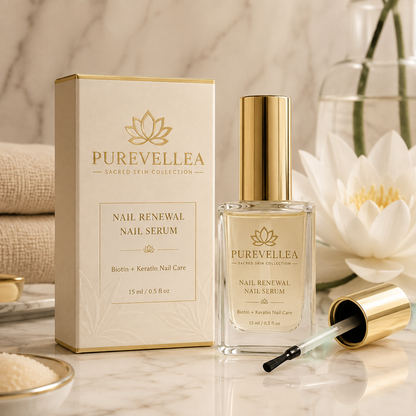 PUREVELLEA® Nail Renewal Nail Serum – Biotin + Keratin Nail Care