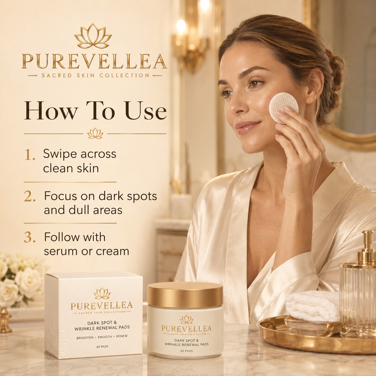 PUREVELLEA® Radiance Renewal Toner Pads