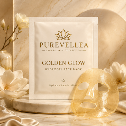 PUREVELLEA® Golden Glow Hydrogel Face Mask