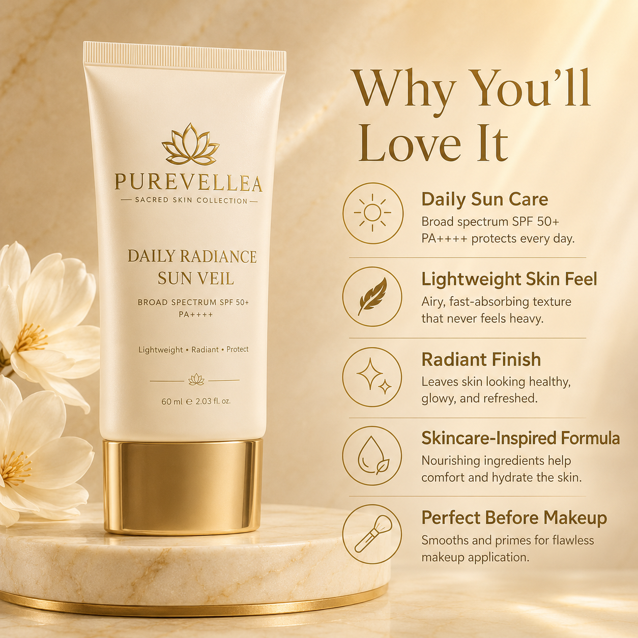PUREVELLEA® Daily Radiance Sun Veil